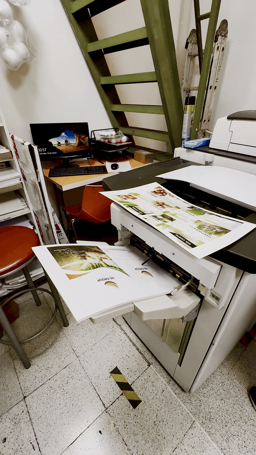 GIF de impresiones y fotocopias de Sircom